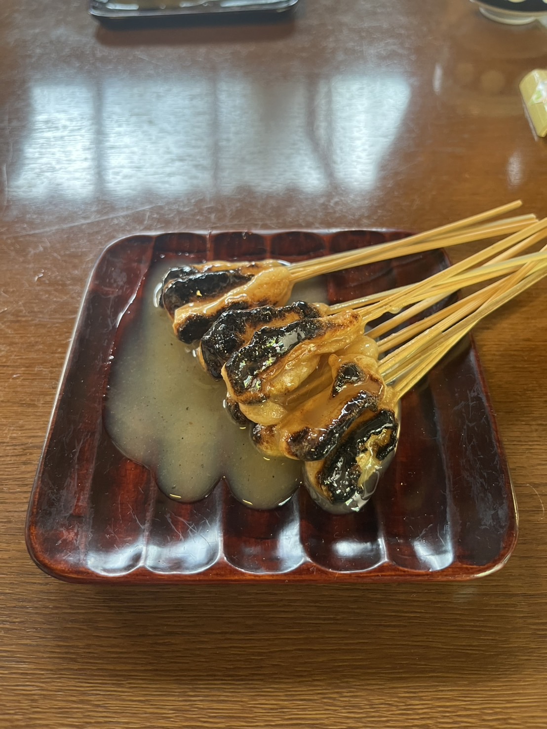 今宮神社名物「あぶり餅」焼きたて!香ばしい味噌だれが絶品
